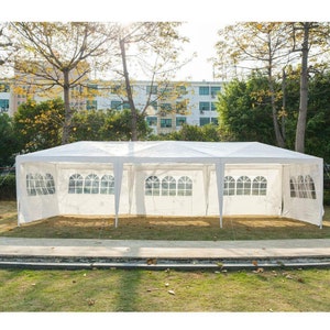 Outdoor Heavy Duty Canopy Party Gazebo Camping Tents | Multiple Sizes | Removeable Walls & Windows