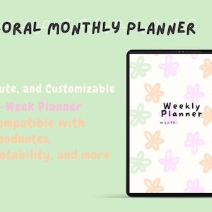 Aanpasbare maandelijkse planner