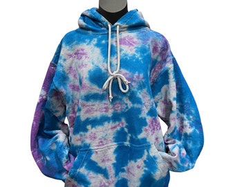 Tie Dye Hoodies | Unisex Medium | Majestätische Wellen - Handgemacht