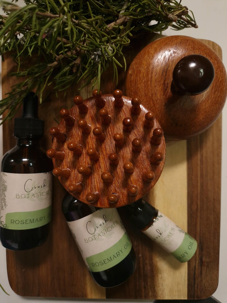 Organic Rosemary Oil Oil+Head Massager