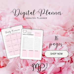 DIGITAL DOWNLOAD. Unlock Your Productivity with a Digital Planner