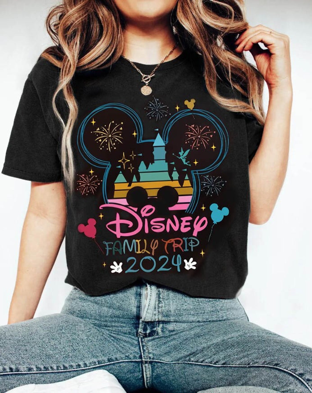 Disney Family Trip 2024 Tshirt, Family 2024 Shirt, Custom Family Shirt