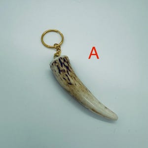 Alaska Moose Antler Tip Keychains
