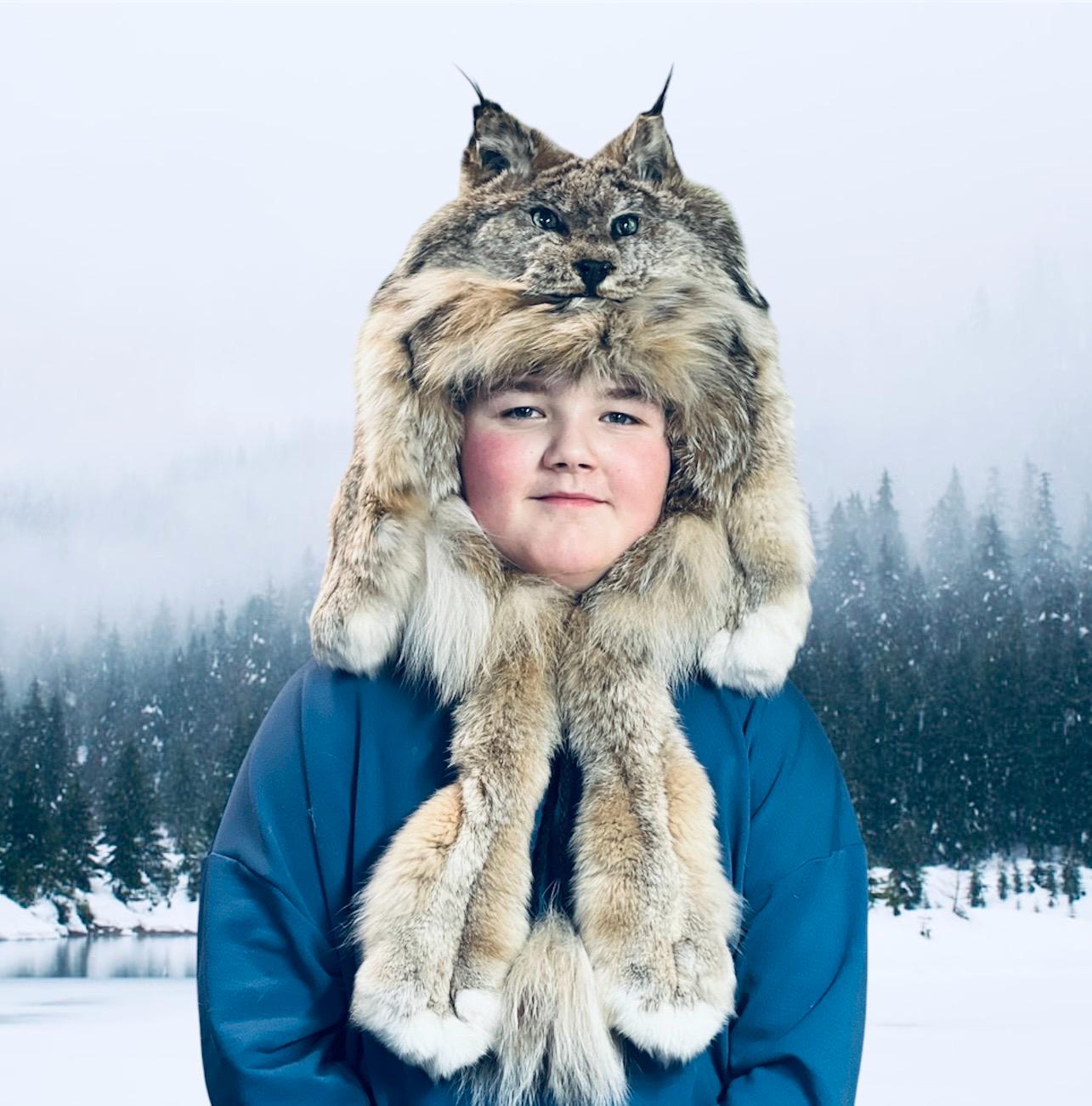 Vintage Faux Fur Gray Hat Warm Winter Fur Hat Fluffy Hat Sky Resort Mountain Women Winter Warm Faux Fur Hat Bucket Hat Fluffy Furry Hat  main image 4