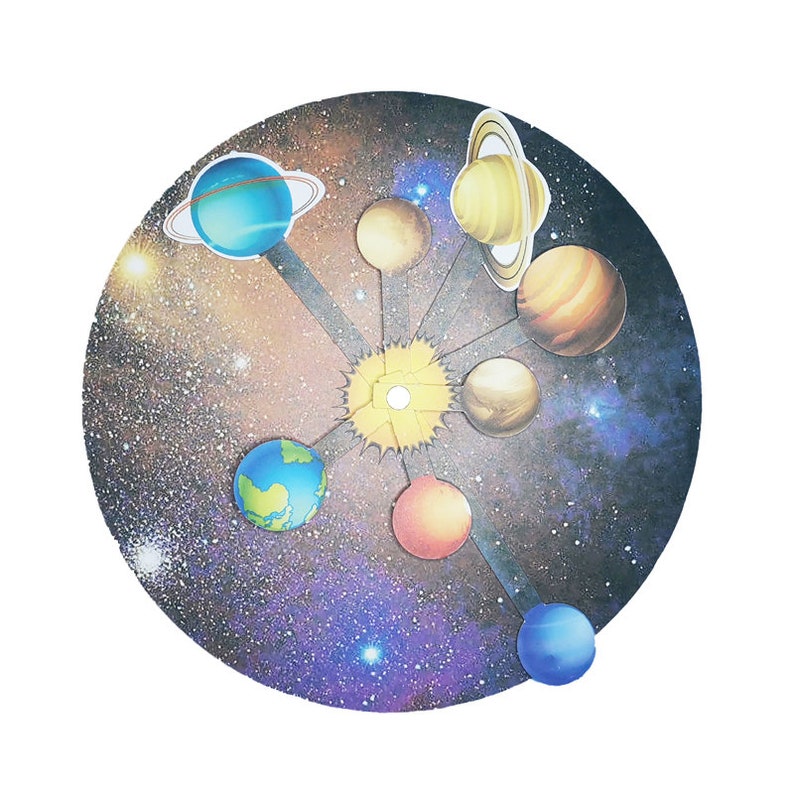 Eight Planets of the Solar System Model Kindergarten Science Area DIY ...