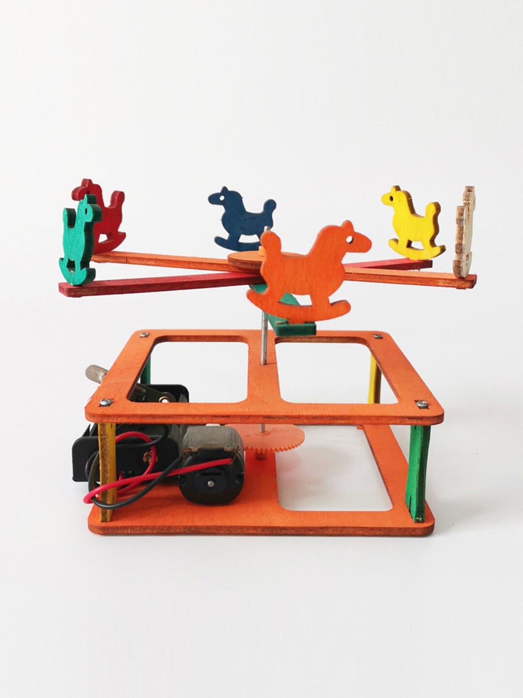 Simple Machine Like Carousel Electric Carousel Technology Small Production DIY Student Handmade ...