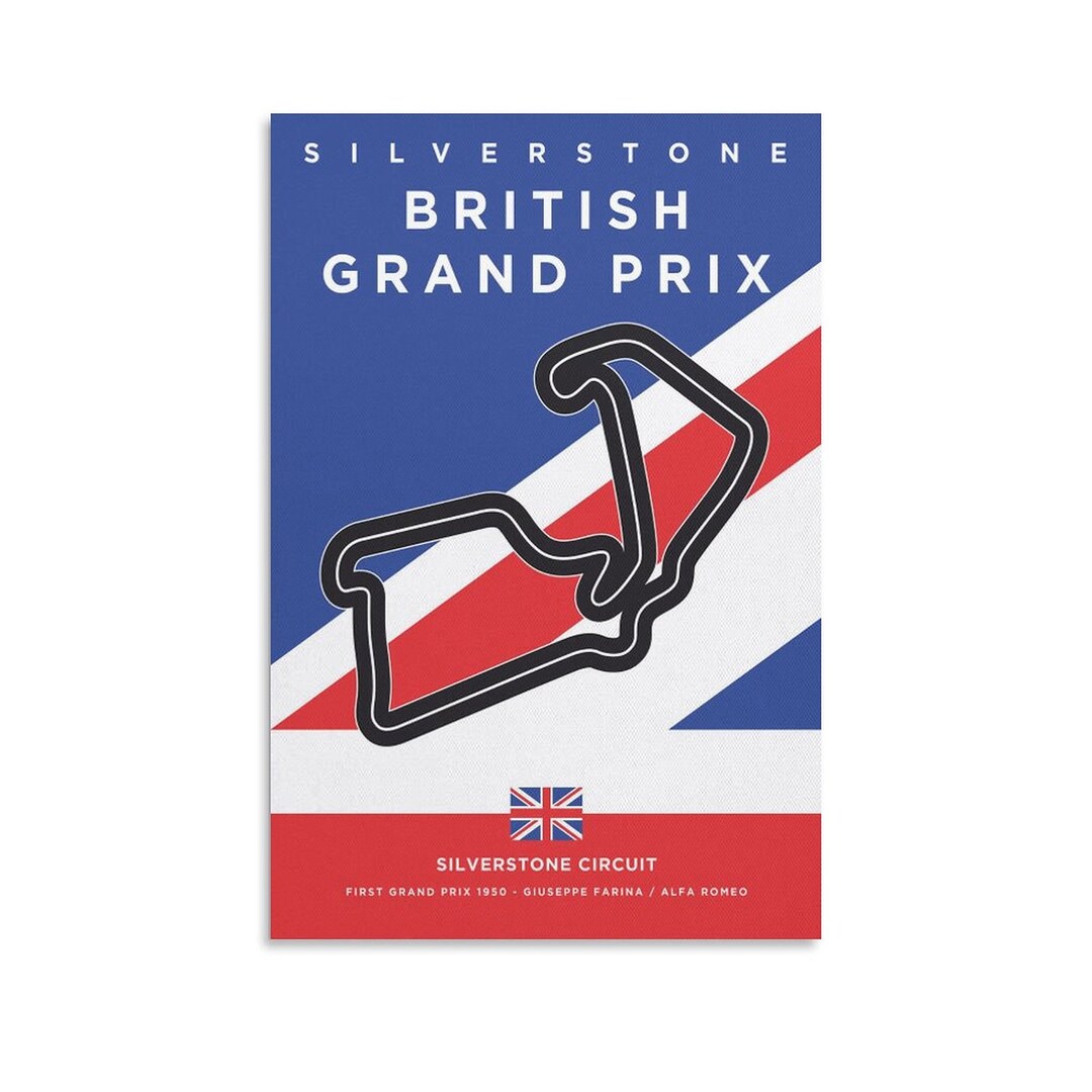 F1 Racetrack Poster Race Track Poster Canvas Poster Wall Art Etsy