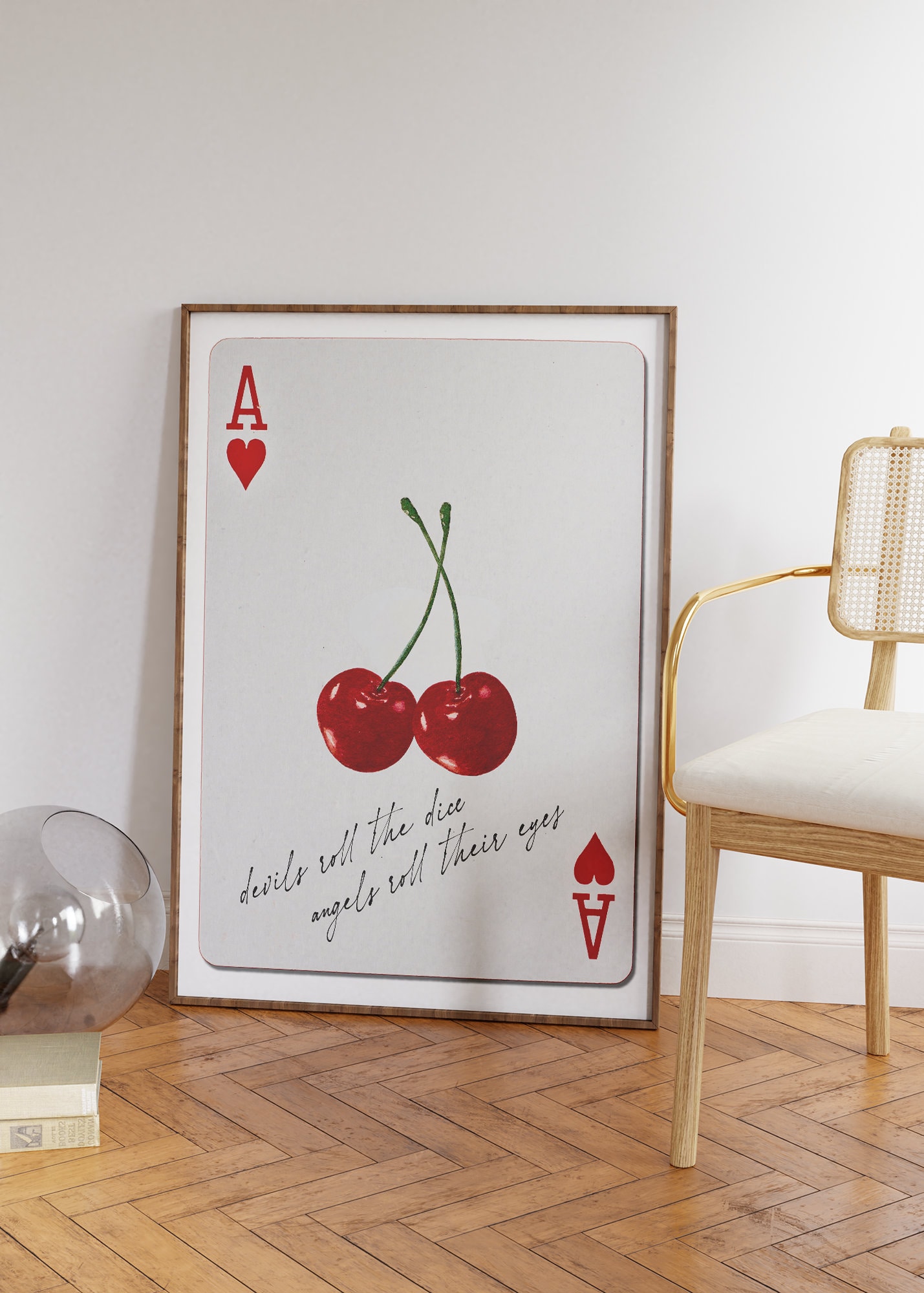 Cherry Ace of Hearts Print | Trendy Playing Card | Taylor Swift