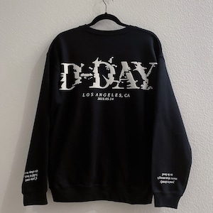 BTS Suga | Agust D- D-DAY World Tour | Customizeable venue & date |T-shirt | Sweatshirt | Crewneck | Min Yoongi | Concert Merch |