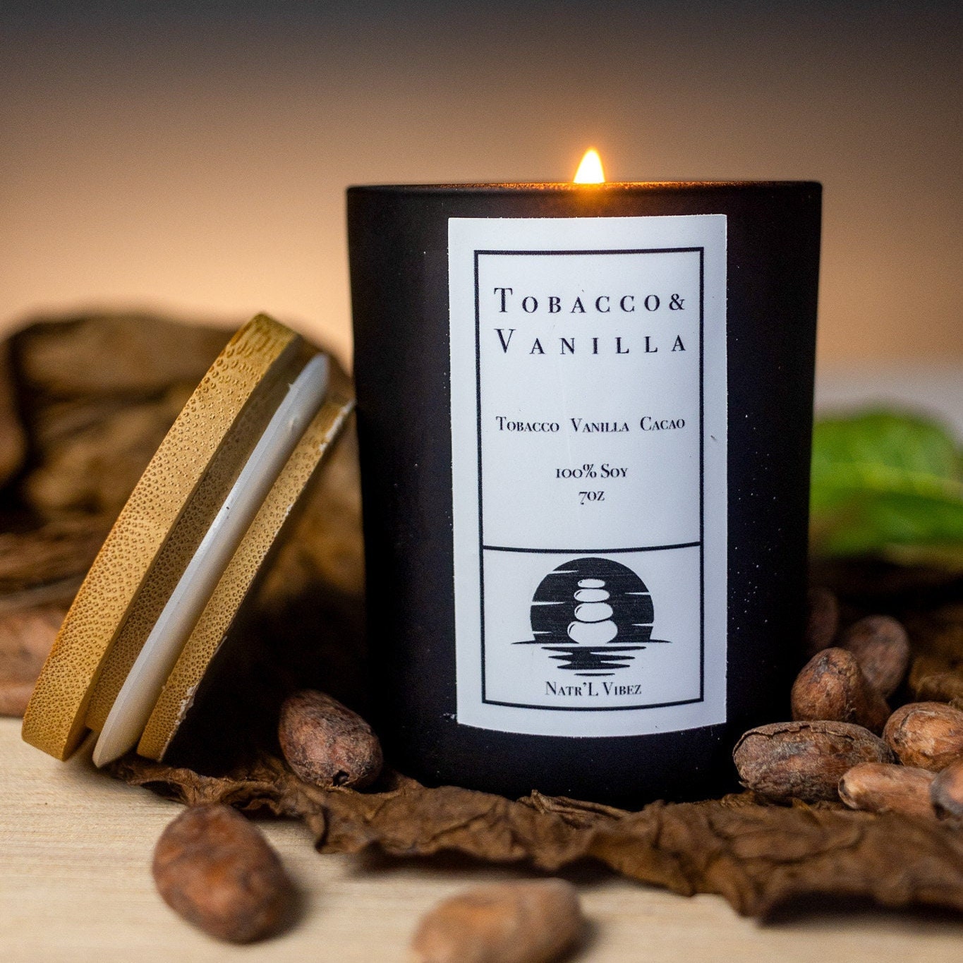 Onex Mahogany Teakwood Hand-Poured High Quality Soy Candle