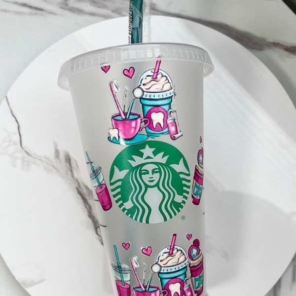 Dental Starbucks Cup Etsy
