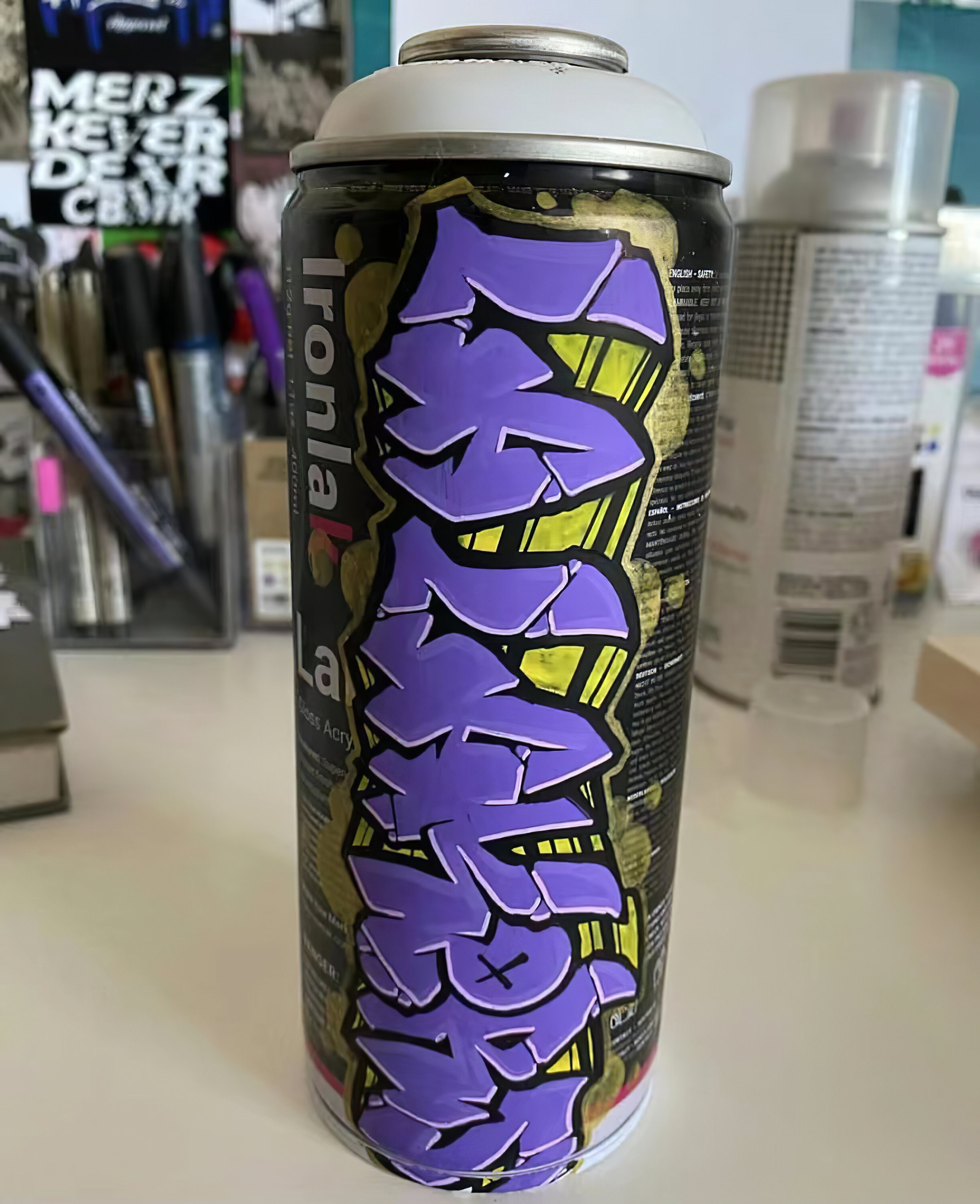 The Infamous Magazine Graffiti Montana Ironlak MTN Spray Paint Cans Art Can