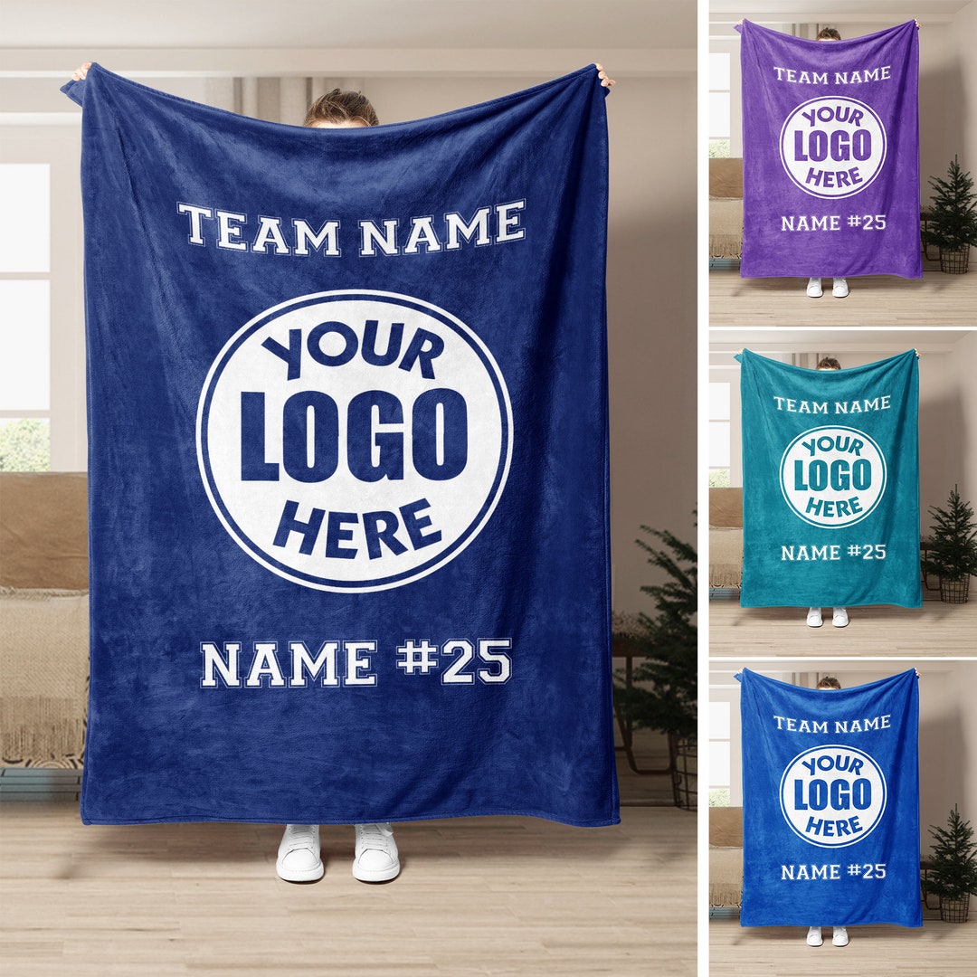 Personalized Sport Blanket, Sport Team Blanket, Custom Soft Cozy Sherpa