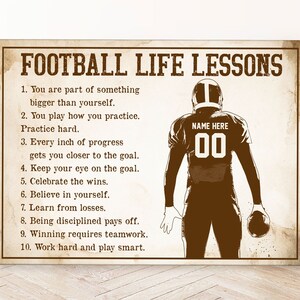 Life Really is a Game of Inches. Life-long lessons from football