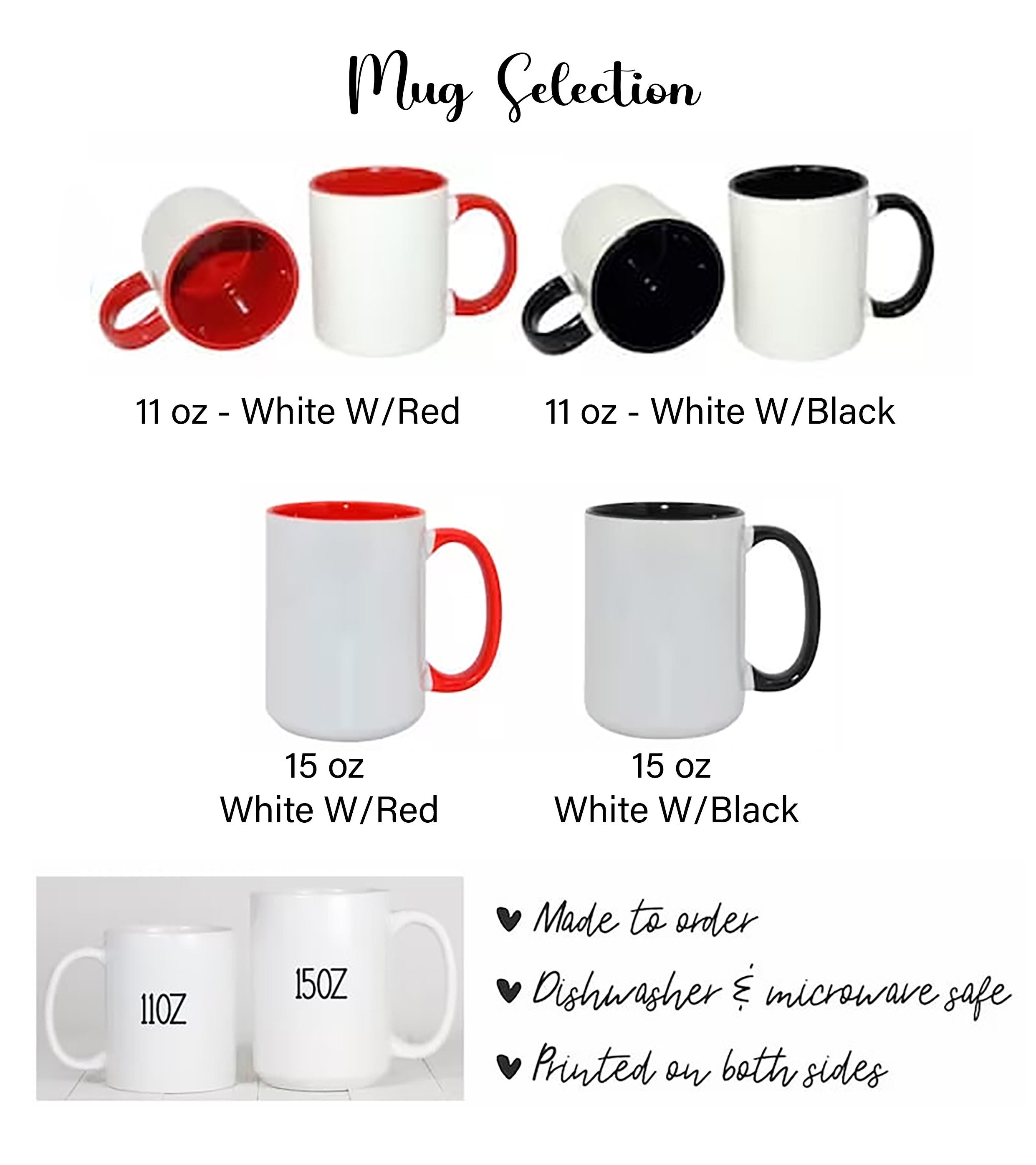 Personalized Mother's Day Coffee Mug - Custom Name & Birth Flower Ceramic Cup For Mom, Grandma, Wife - 10.26 Oz