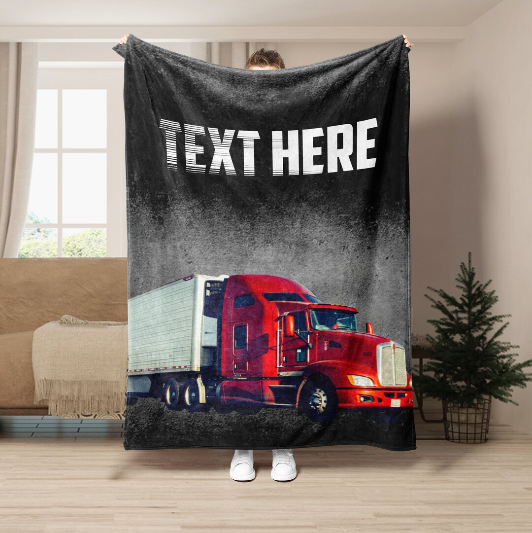 Personalized Favorite Car Blanket, Truck Blanket, Custom Car Photo Soft Cozy Sherpa Fleece Throw
