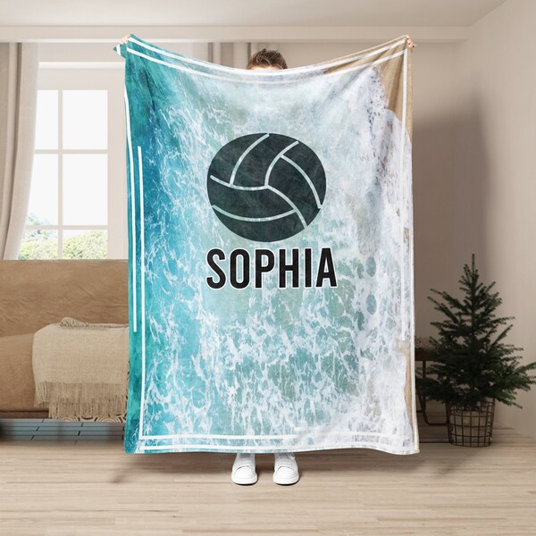 Volleyball Fleece Etsy