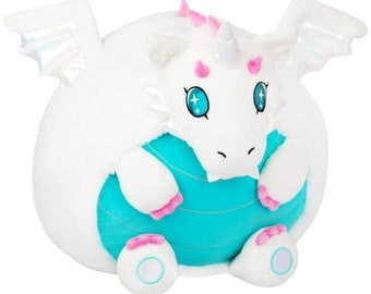 Large 18" Squishable Crystal Dragon Unicorn Plush Stuffed Animal