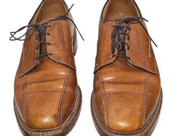 Allen Edmonds Hillcrest Derby Dress Shoes Walnut Leather 