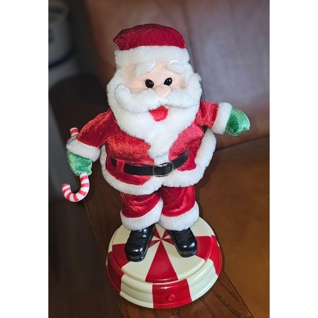 GEMMY 2005 Peppermint Base Booty Shaking Twerking Santa 