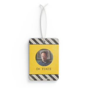 Funny Car Air Freshener - &quot;Oh Yikes&quot; Scented Hanging Decor, Unique Gift for Car Lovers, Air Freshener for Men, Gag Gift
