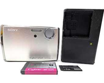 Câmera digital Sony Cyber-shot DSC-T33 – Conjunto de câmeras testado (ano 2000)