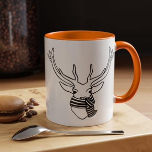 Christmas Reindeer Mug: Festive Holiday Coffee Cup