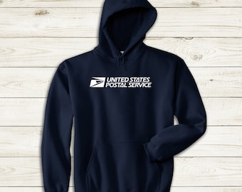 USPS- Hoodie Postal Worker, Post Office, Mail Carrier, Rural Carrier, White Logo