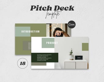 Pure Presentation Canva Template | Nature Interior Design | PowerPoint Convert | Business Pitch Deck.
