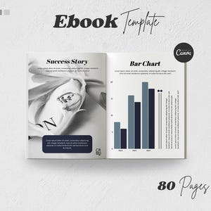 Ebook Template Canva, Navy Coaching Template Canva, Esthetician Ebook, Course Workbook Template, Client Ebook, Lead Magnet Canva Template