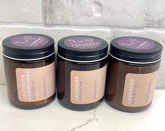 Lavender Spa Gift Set - spa, shea butter, hand cream, all natural beauty product, Epsom salt, sugar scrub, body butter, gifts for her