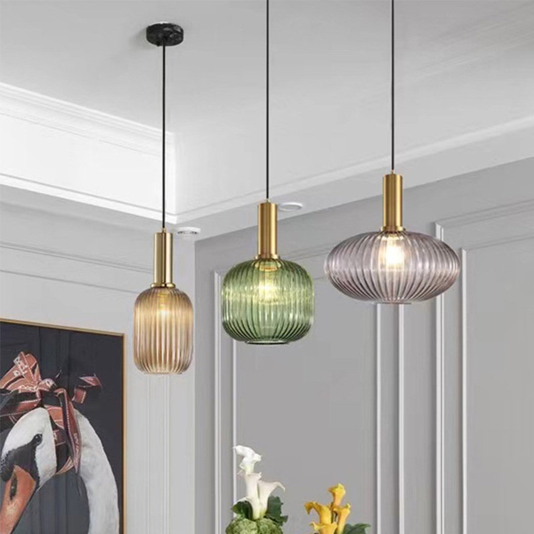 Pendant Light Glass Fashion Handmade Pendant Lights Hanging Etsy UK