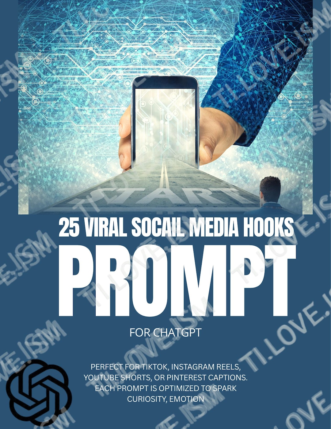 25 Viral Social Media Hooks for Tiktok, Instagram Growth (chatgpt PDF ...
