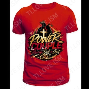 Christian Couple Power Built by Christ PNG