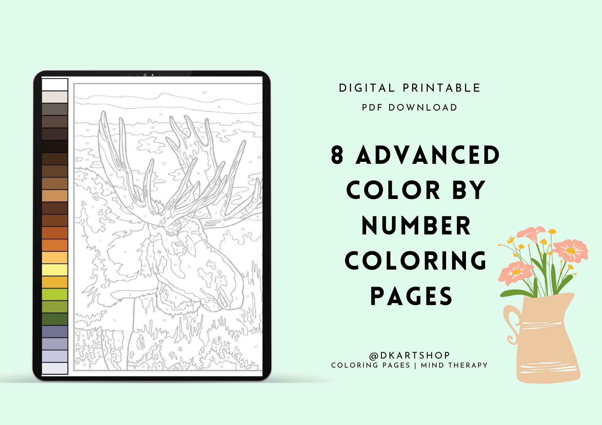 Advanced Color By Number Coloring - Il Fullxfull.4836439069 9yv5 