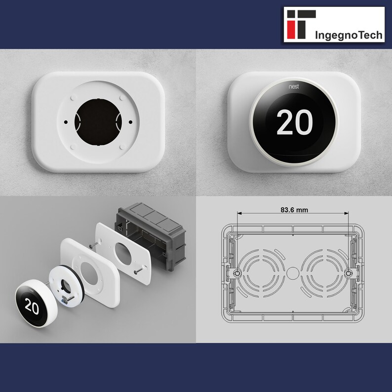 Nest Thermostat Plate Etsy