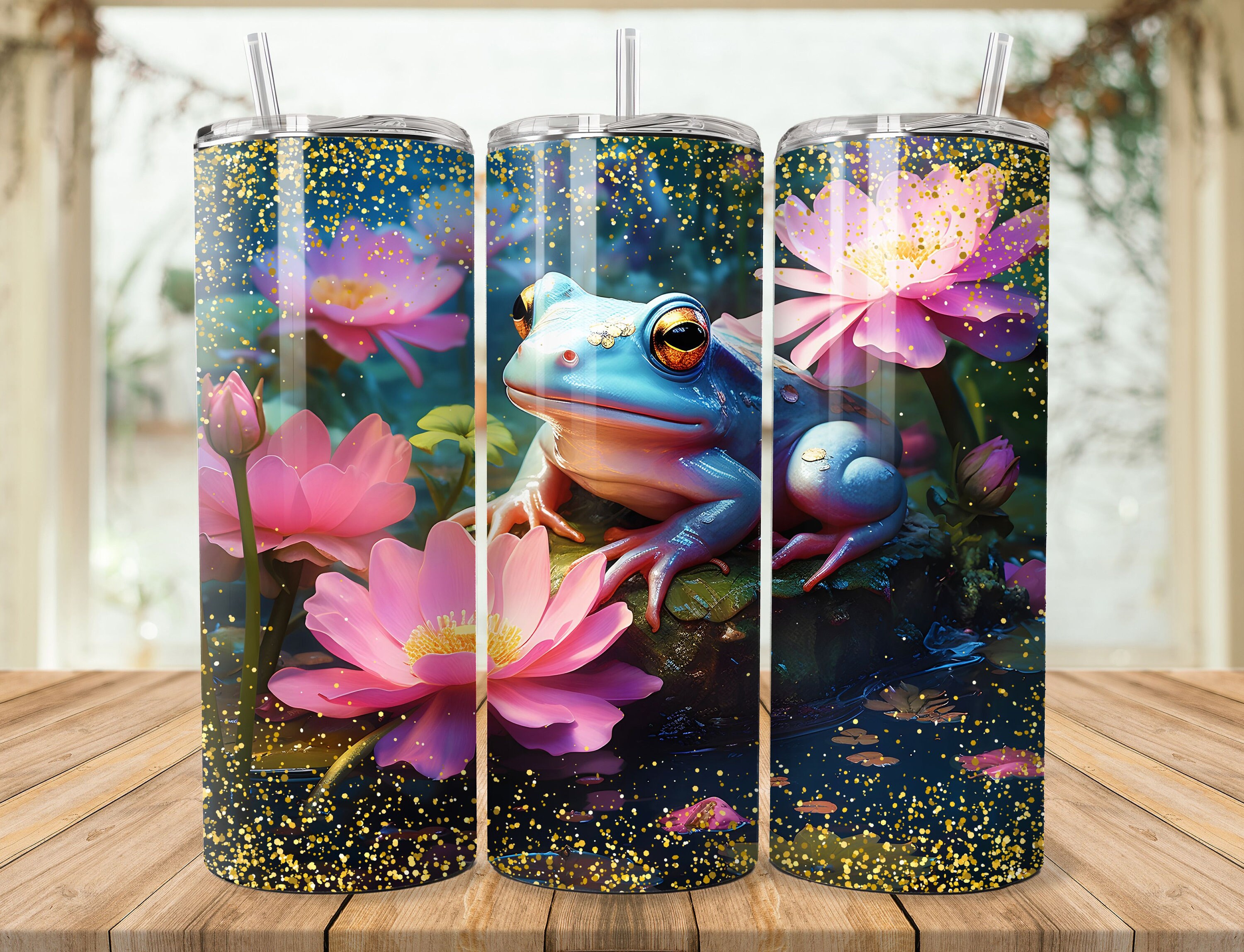 3D Frog Tumbler Sublimation Transfer – Glitter N Glitz Designs