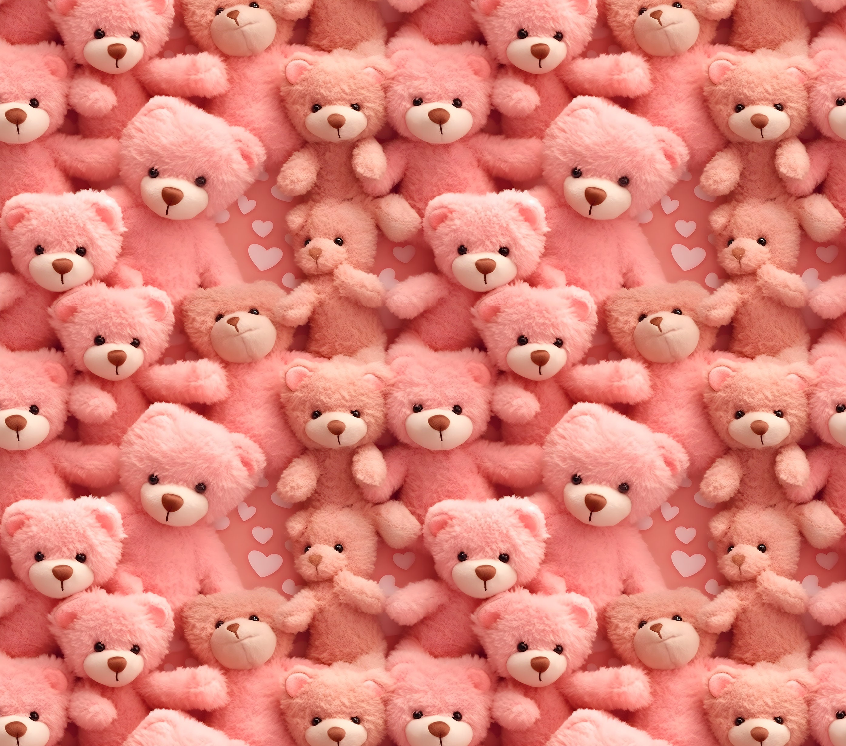 Teddy Bear Tumbler Sublimation Design, Pink, 20 Oz Skinny Straight ...