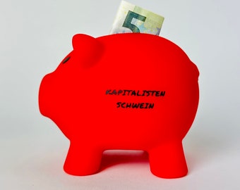 Money box "Capitalist Pig" - piggy bank