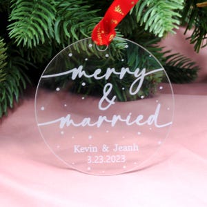 Personalized Holiday Ornaments, Custom Favors for Weddings, Corporate Gifts, Guest Keepsakes, Logo Christmas Decorations