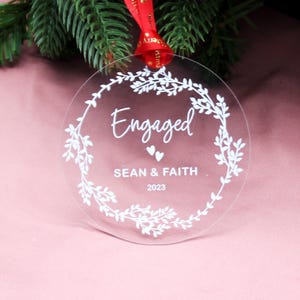 Personalized Holiday Ornaments, Custom Favors for Weddings, Corporate Gifts, Guest Keepsakes, Logo Christmas Decorations