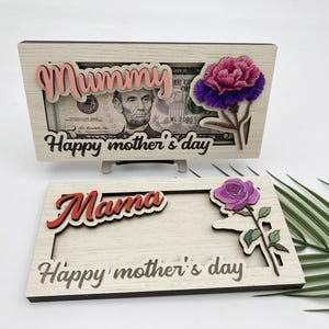 Personalized Plywood Money Holder: Easter Gift for Teens & Adults