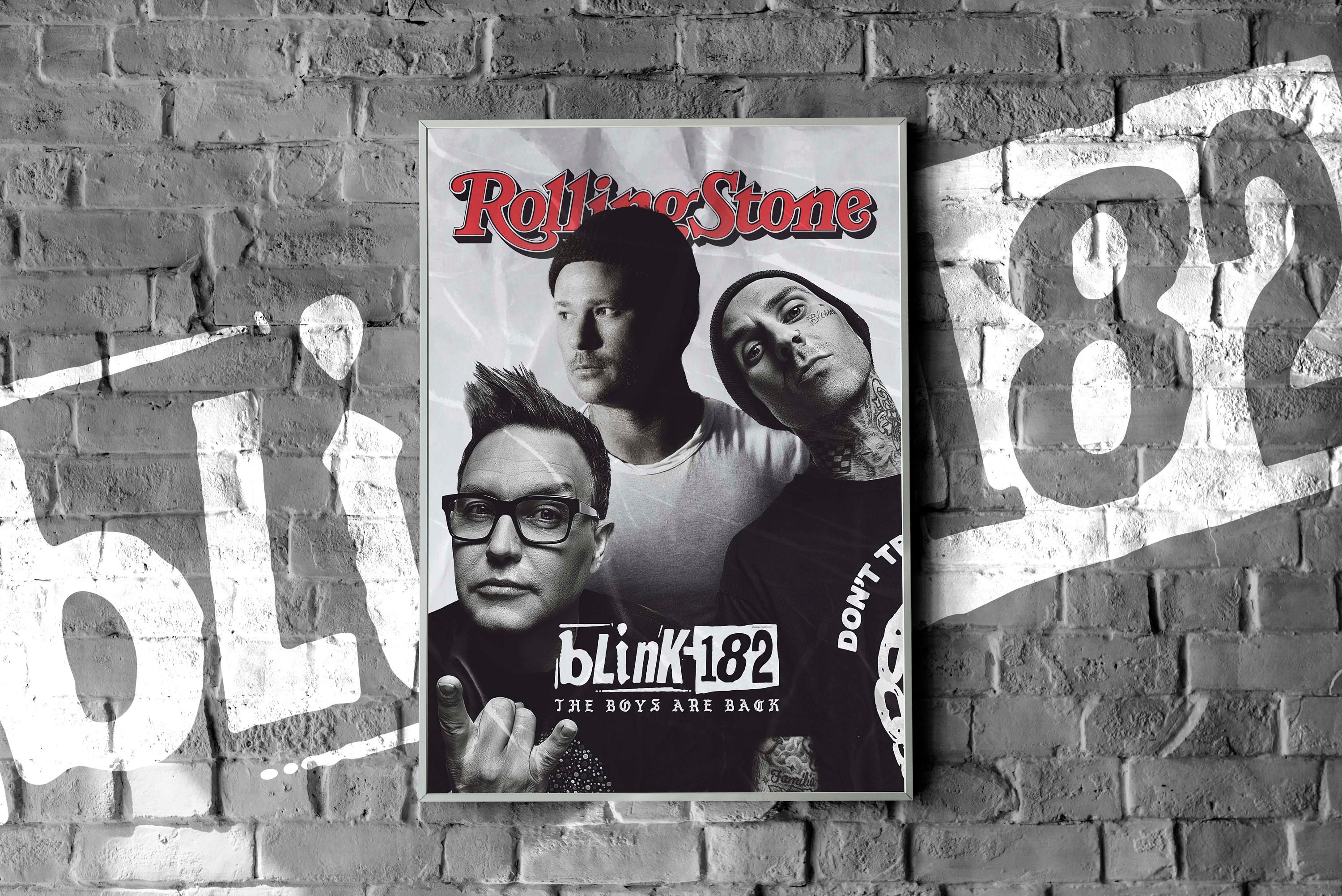 Blink182 Wall Art Rolling Stone (instant Download) - Etsy