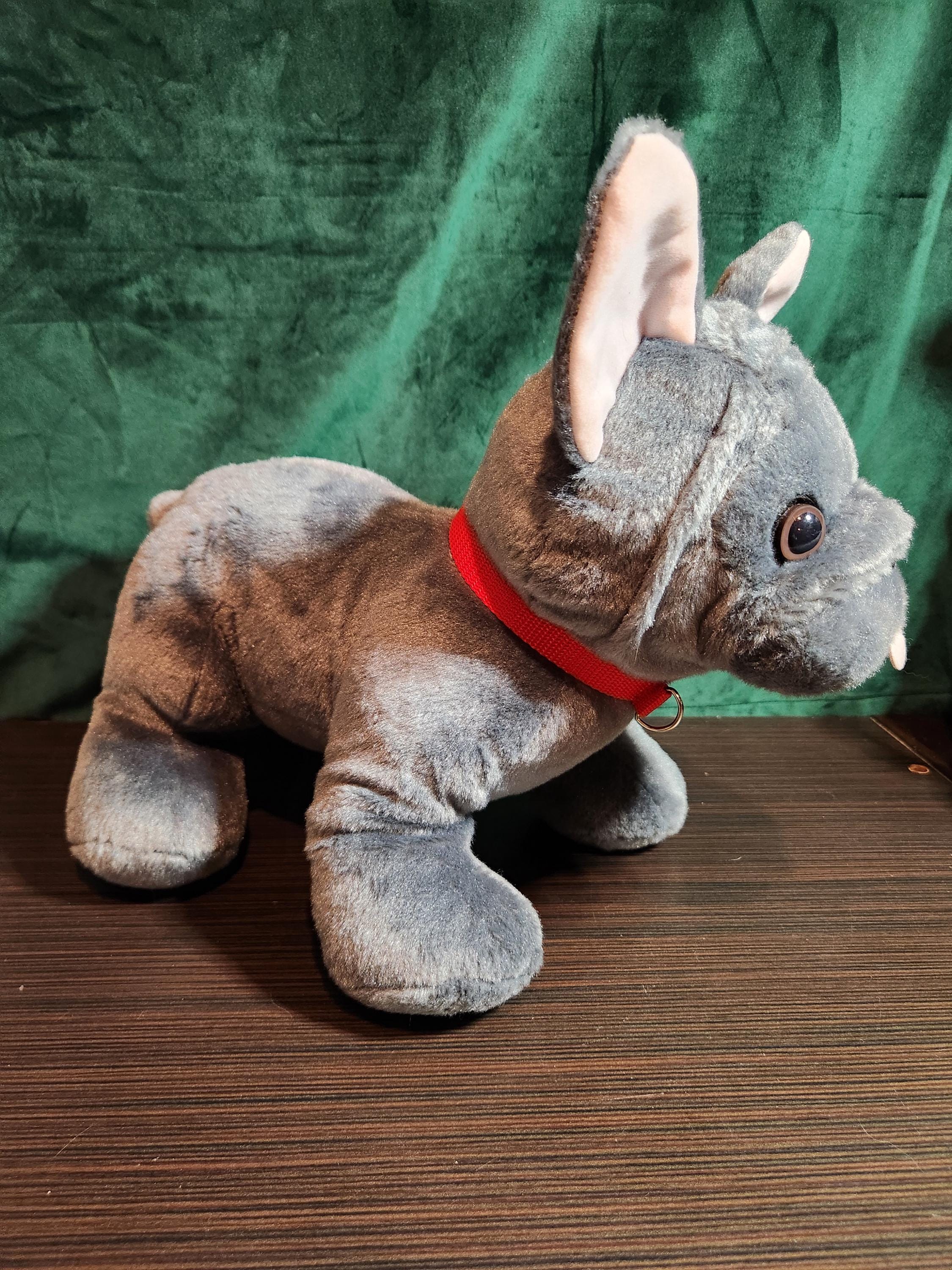 Vintage plush bulldog - Etsy 日本