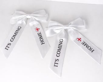 England WM Fußball Haarschleife weiß mit Flagge girly Accessoire Biergarten Pub