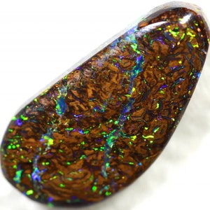 Incredible Koroit Australian Boulder Opal - 2.45 Ct - Multi Color Collectible Stone or Jewelry