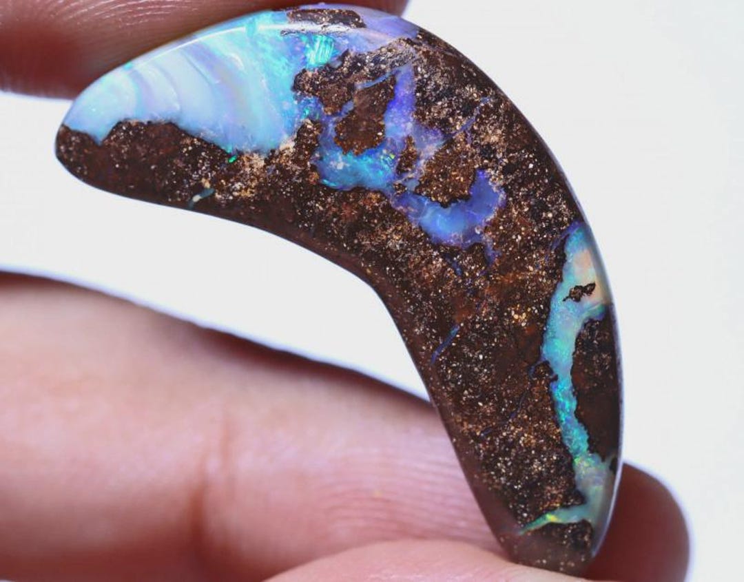 Opale Boulder Naturelle D'Australie (Yowah, Queensland) - 36 Carats, Ovale 39.4x29.8mm - Multicolore