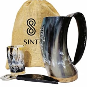 Handmade Viking Drinking Horn Mug