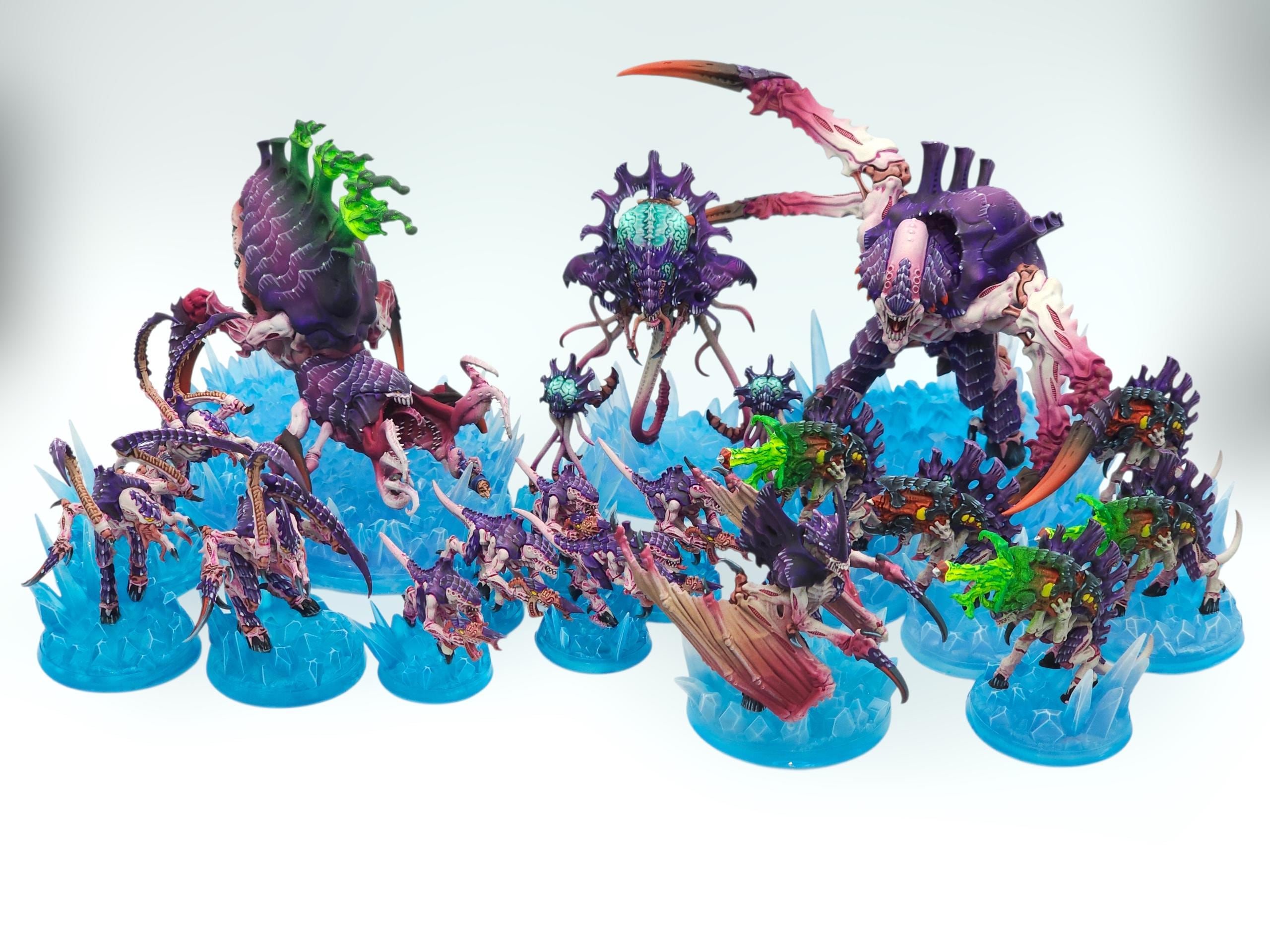 Warhammer 40k Tyranids ミニチュアセット Tyranid Army Bundle - Warhammer 40k Miniature *painted* - Etsy