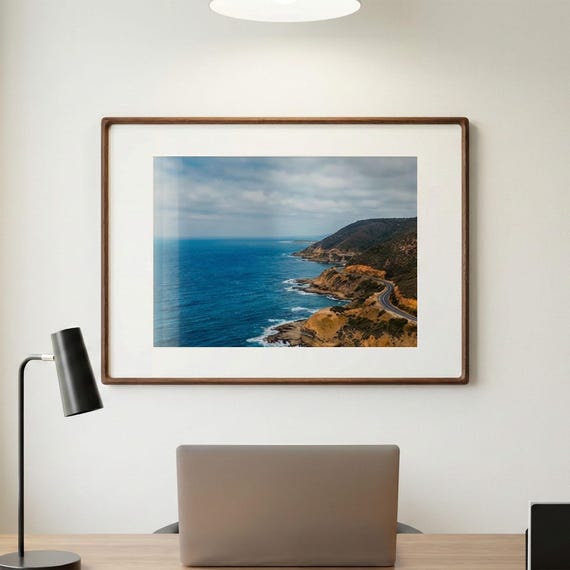 A1 Wooden Picture Frames, Solid Sapele Wood, Handmade Luxury Design, 3D Mat Profile, Elegant Document Frame, Australian Natural Colour